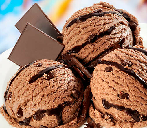 Classic Ice Cream Desserts image 5 chocolate ice cream with chocolate chunks frosted fusions