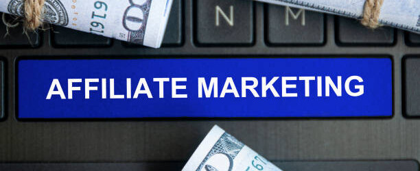 Creating Passive Income Streams Through Affiliate Marketing image 5 affiliate marketing sign with bundles of dollar bills make xtra money online