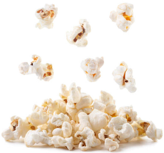 Transform Movie Nights With Delicious Homemade Popcorn Ice Cream image 2 pile of popcorn with some falling frosted fusions