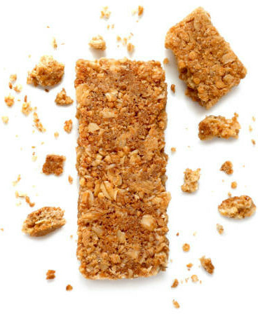Retro Nostalgia Learn to Craft Perfect Ice Cream Sandwiches image 6 oat flapjack with scattered pieces around white background frosted fusions