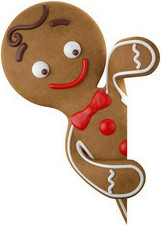 Spice up the Season Festive Homemade Gingerbread Ice Cream image 7 gingerbread man frosted fusions