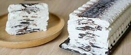 Learn How To Make A Homemade Viennetta Ice Cream Dessert image 8 viennetta sliced showing layers frosted fusions