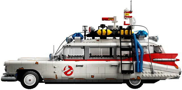 Side view image of Lego Ghostbusters Ecto-1
