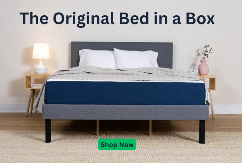 Best Beds in a Box with a click link to beds in a box official website. 