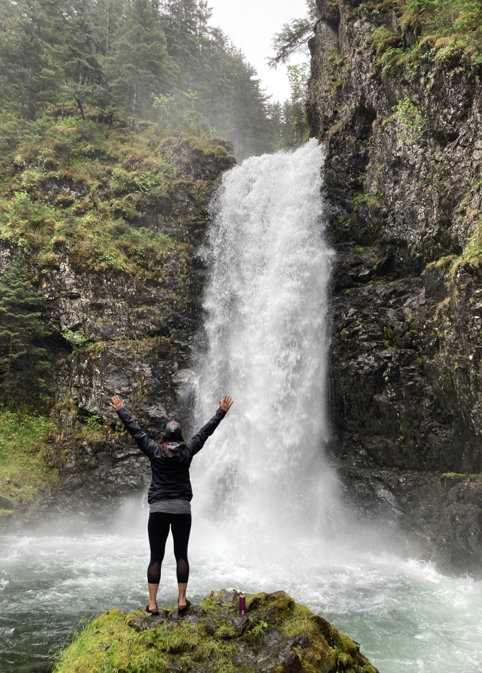 waterfall, alaska