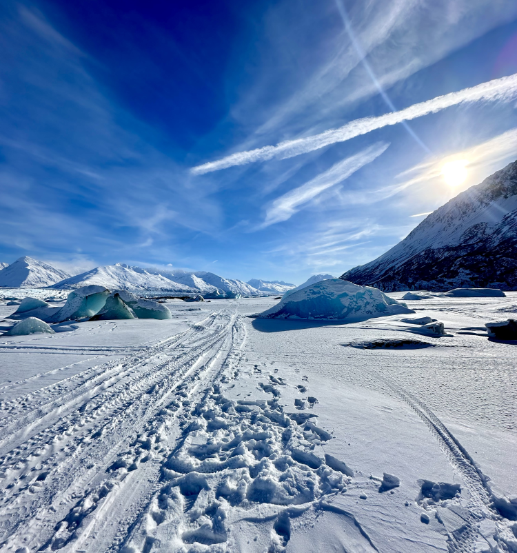 glacier, Alaska glacier, knik glacier