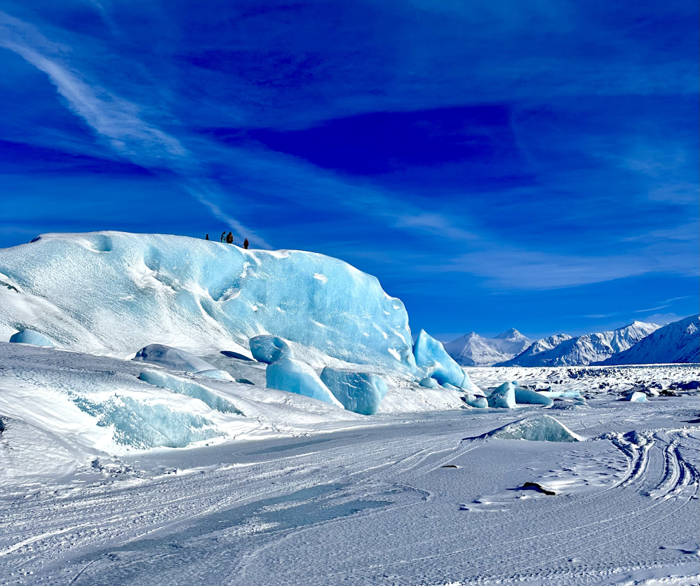 glacier, Alaska, Alaska glacier, ice lake, frozen lake