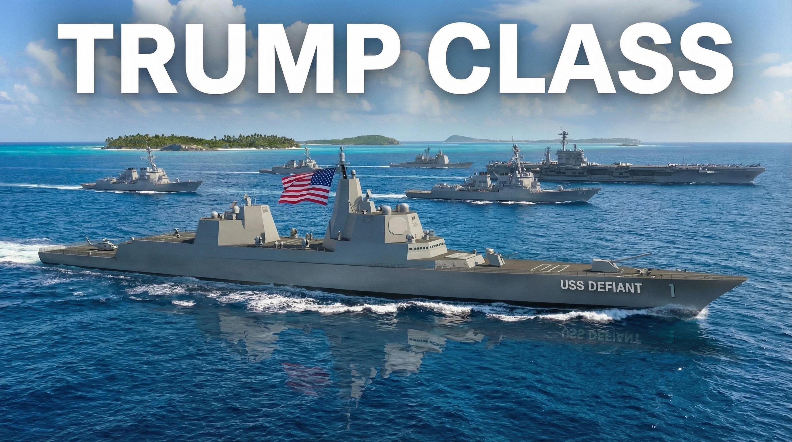 USS DEFIANT And The Trump Class Battleship USS DEFIANT And The Trump Class Battleship