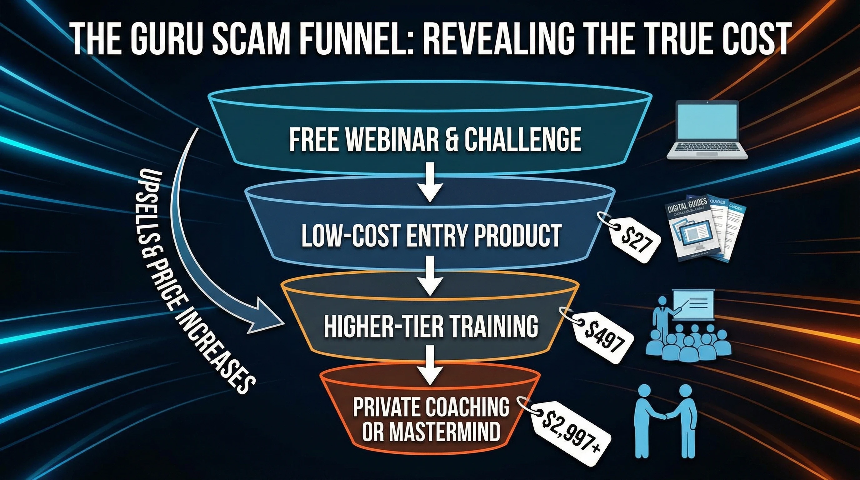The Guru Scam Funnel