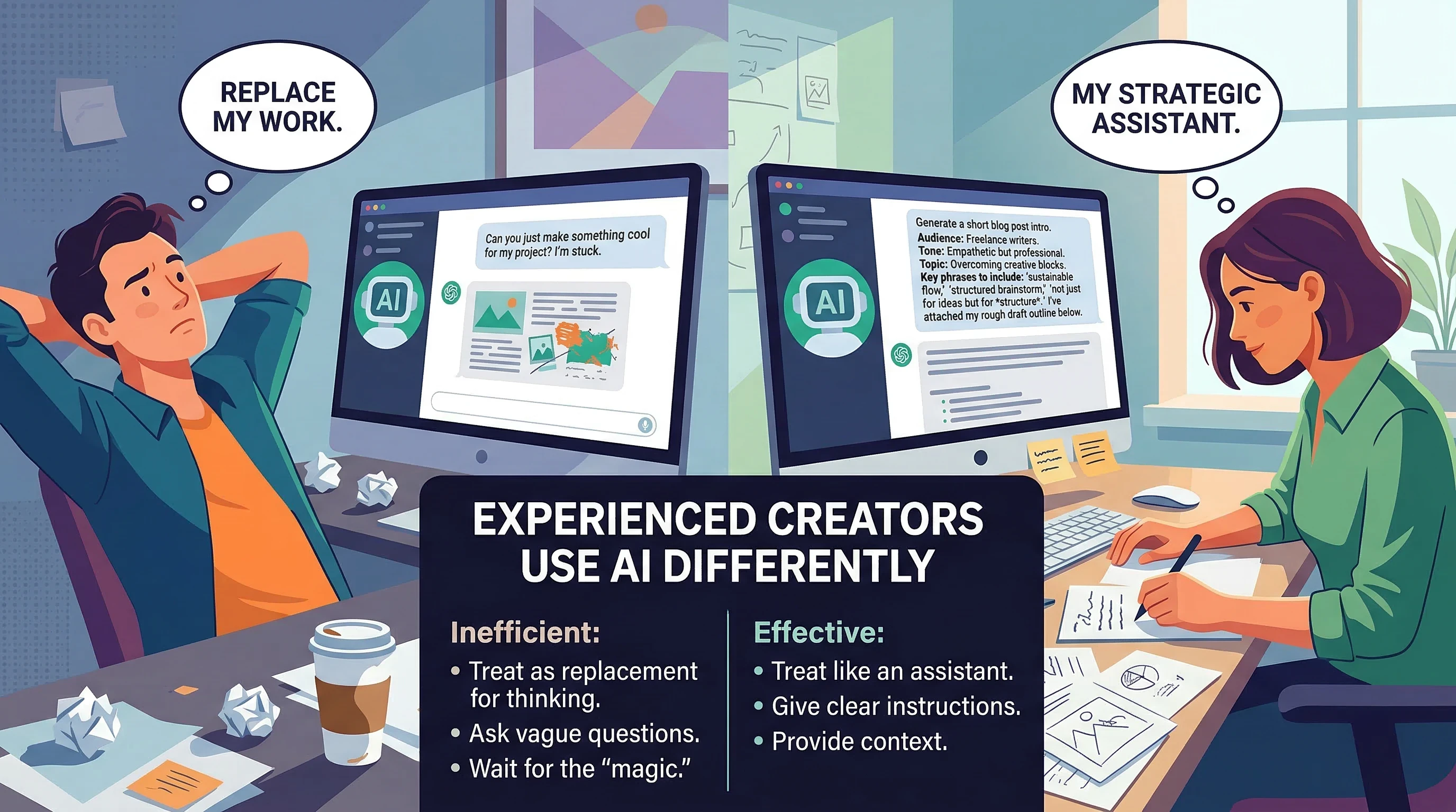 experience reator use AI differently