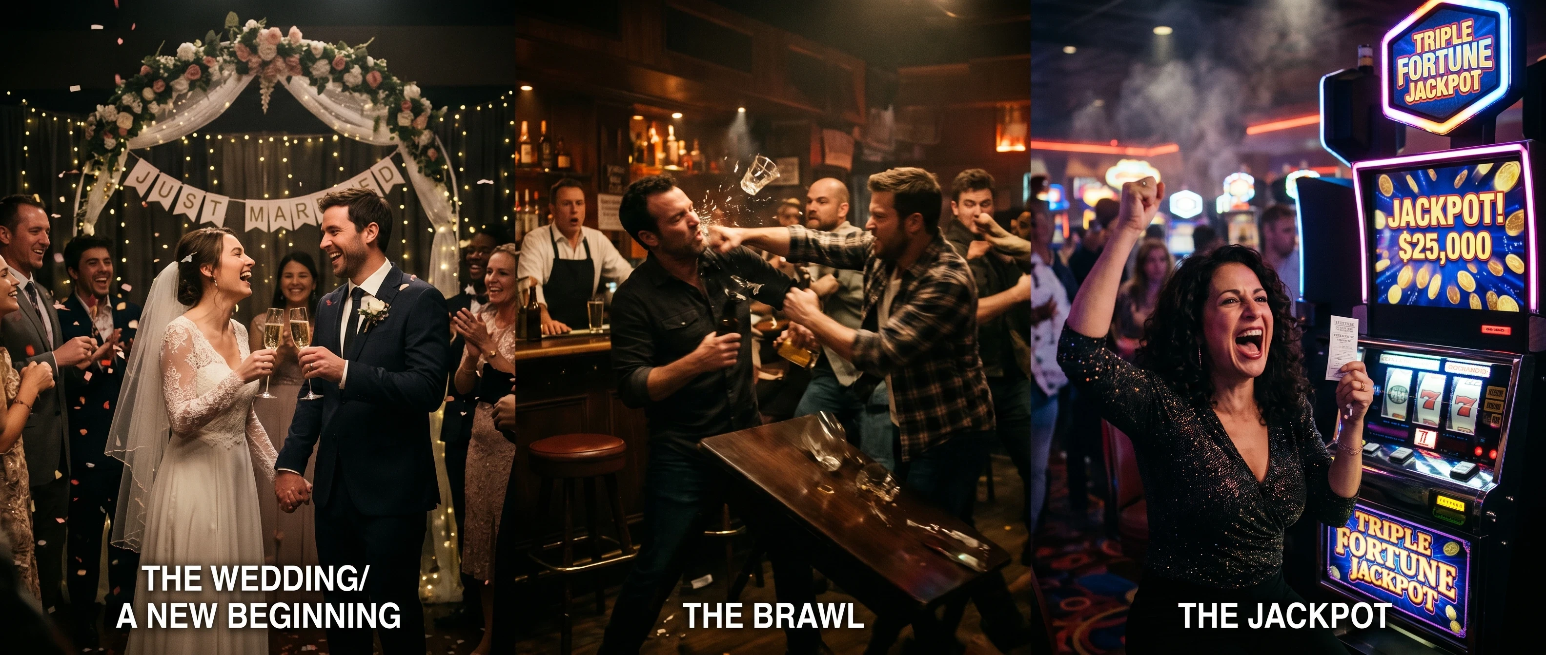 A new beginning, the brawl and the jackpot.