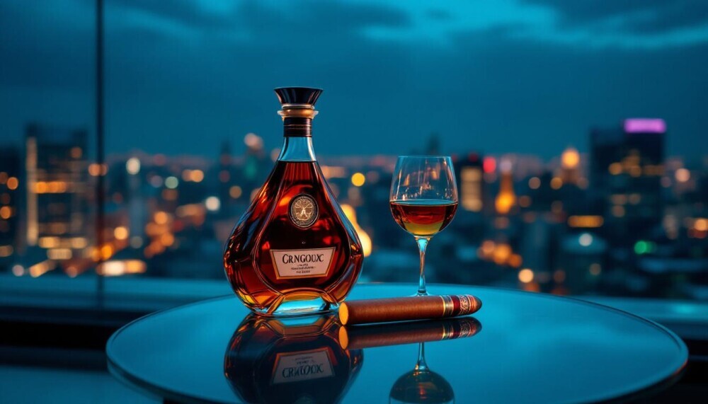 cognac and an over-priced cigar