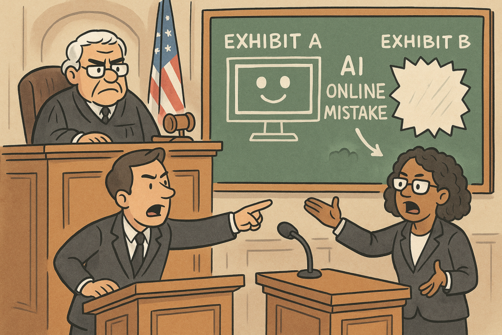 Oops moment in Court