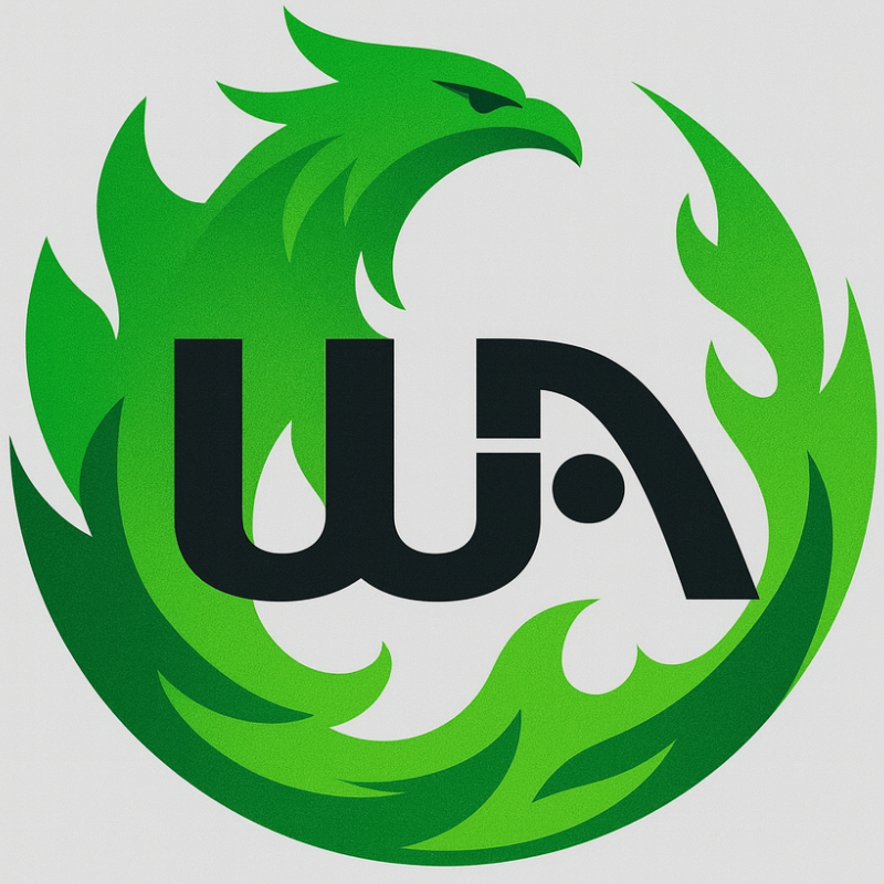WA Logo with a Phoenix 