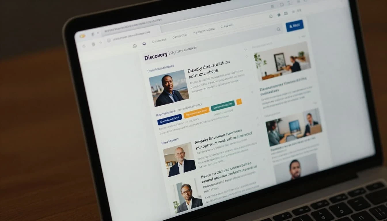 Small blog appearing in Google search results for the first time.