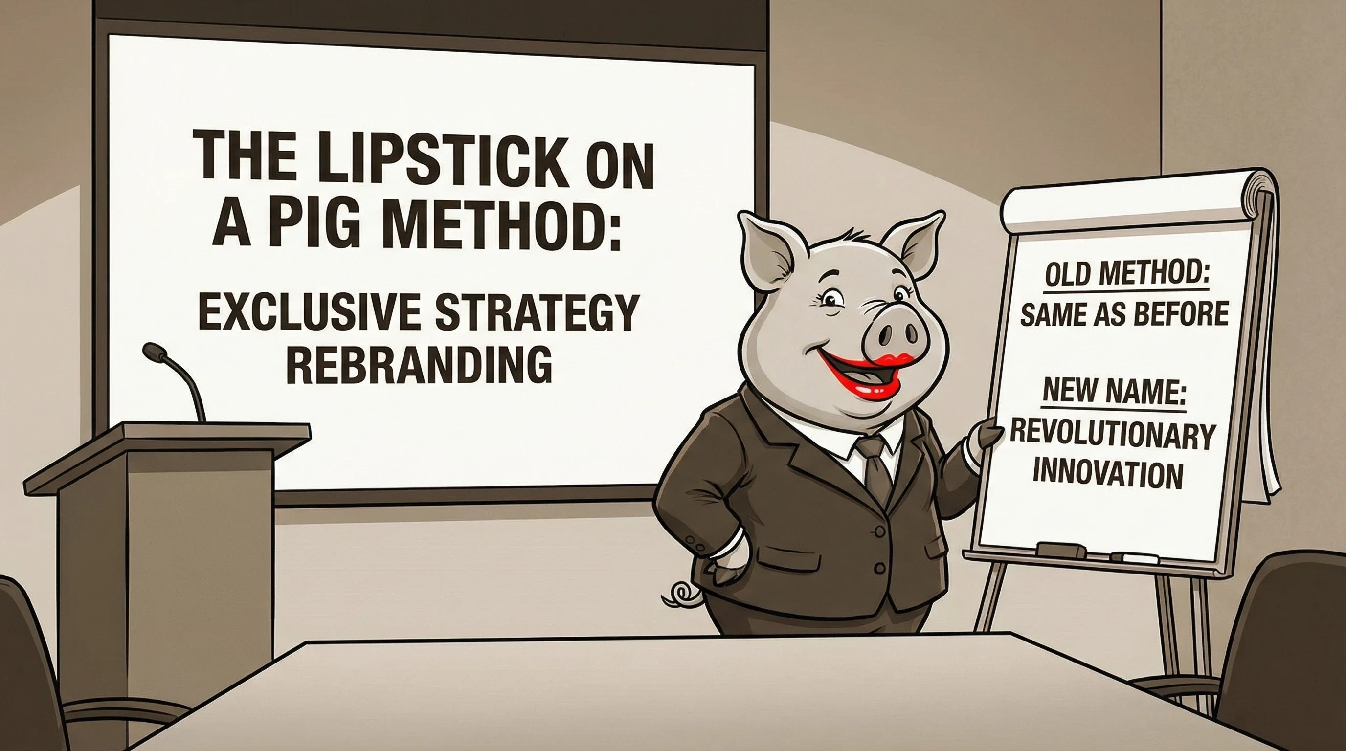 The Lipstick on a Pig Rebranding method