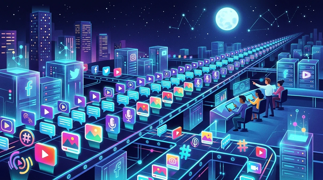 building an army of content that never sleeps.