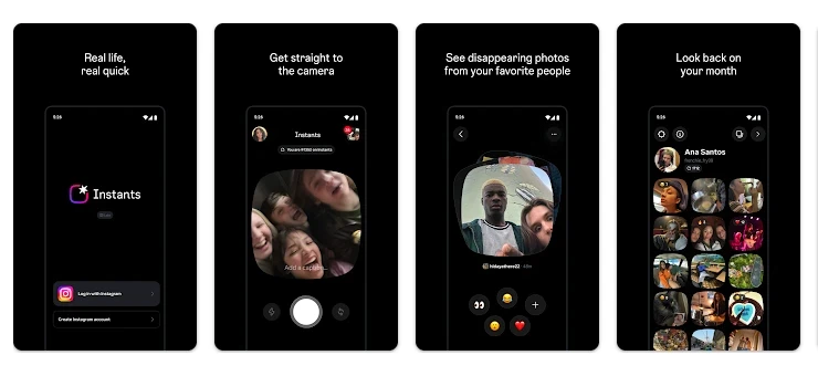 Screenshot of Google Play Instagram Instants