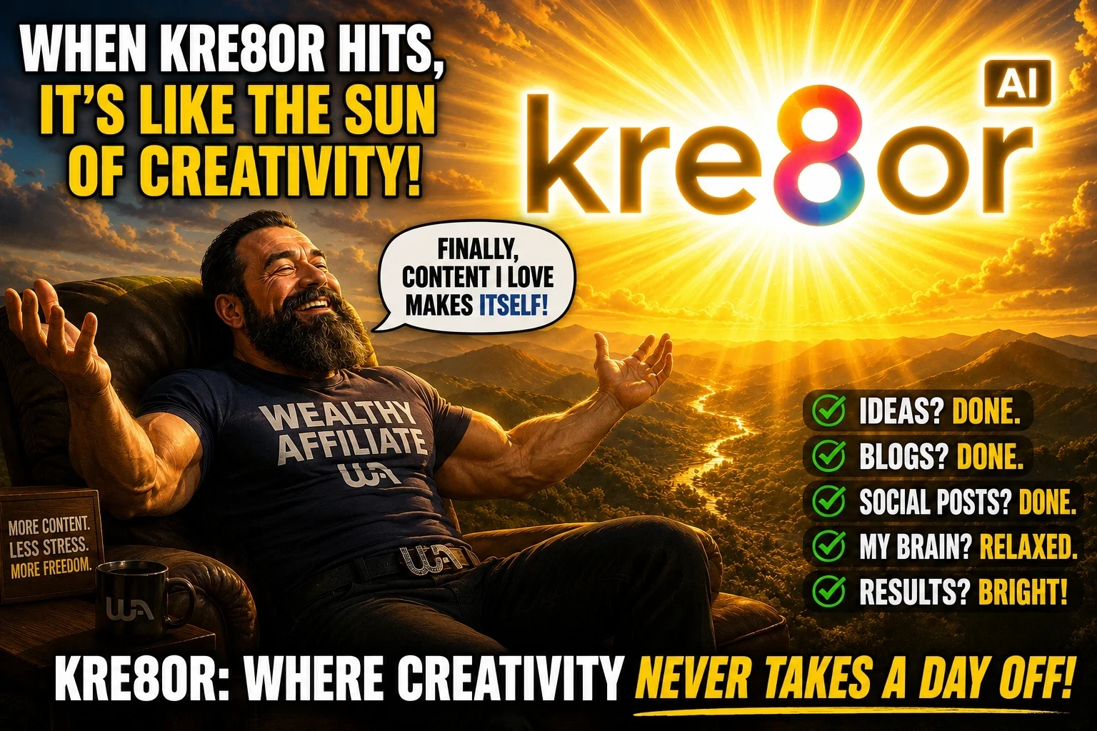 Kre8or and content creation