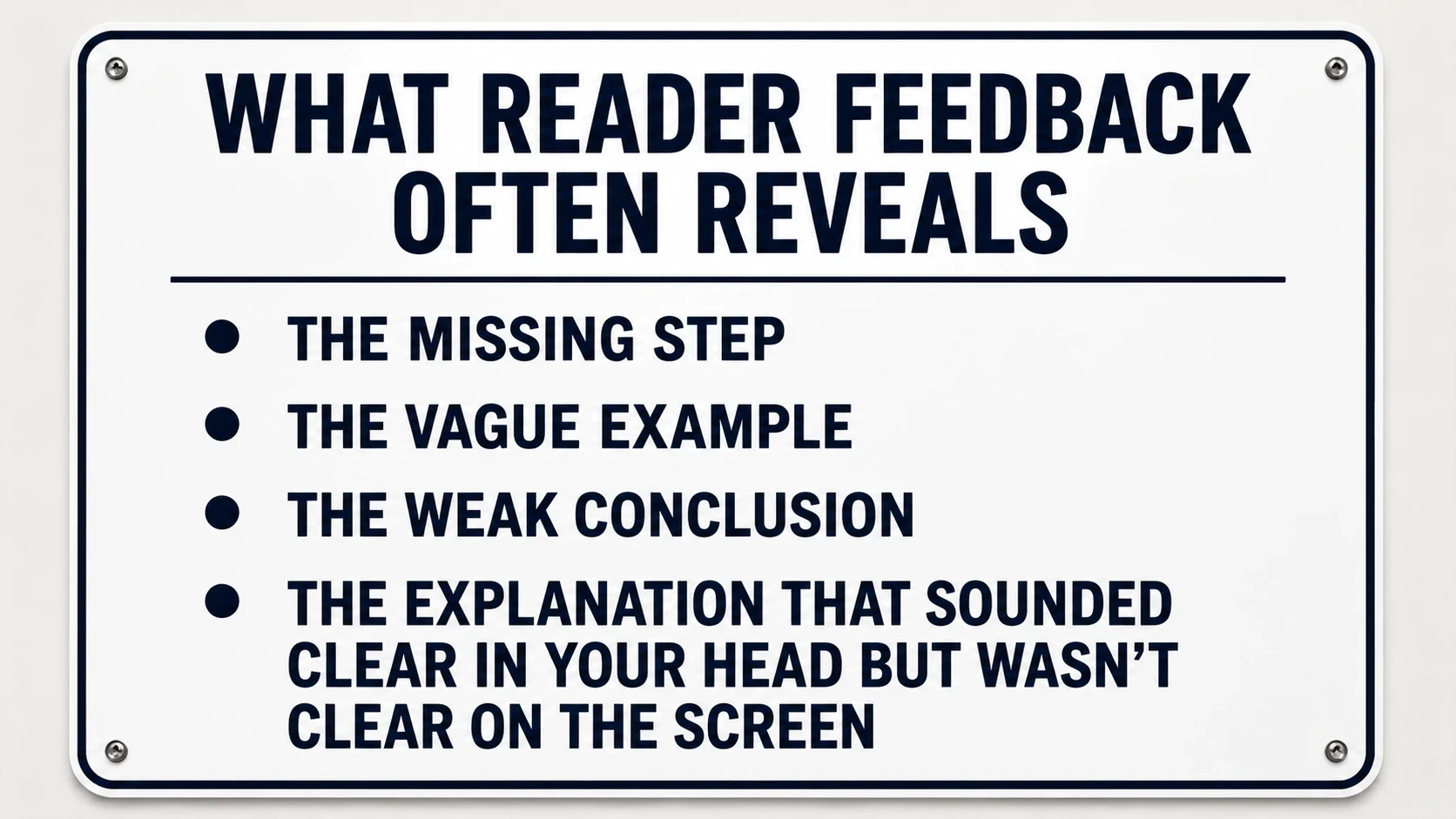 reader feedback reveals infographic