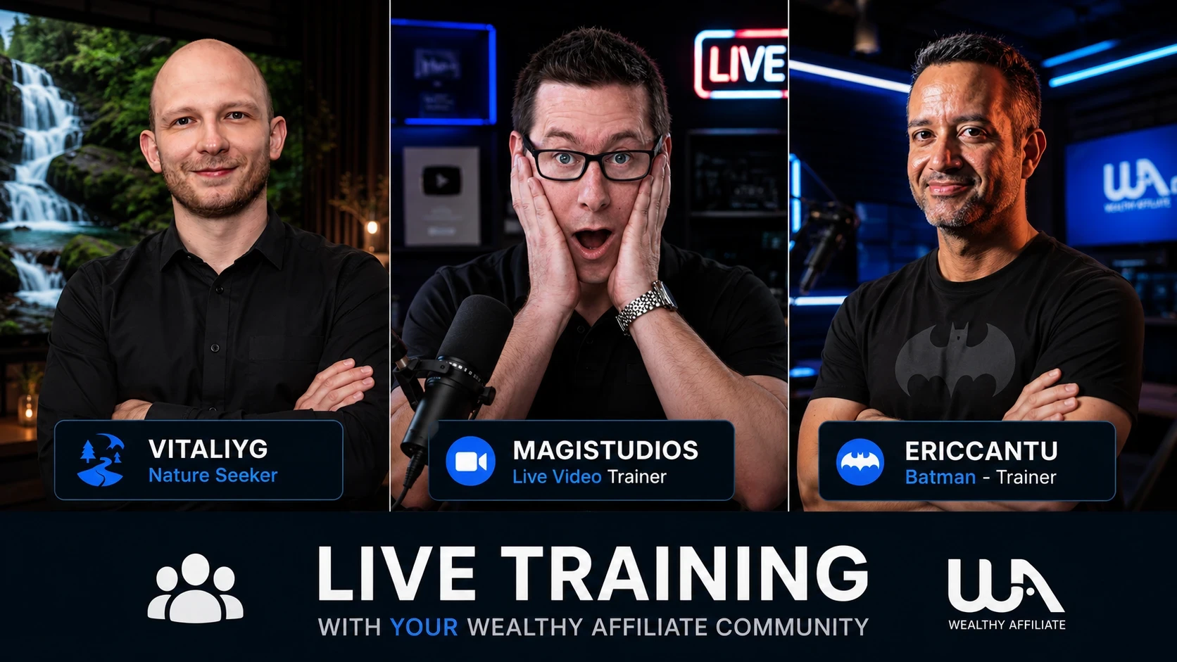 The Wealthy Affiliate Training Staff