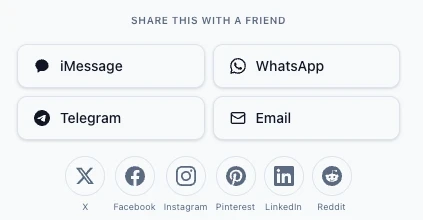 The social share box on Kre8or AI