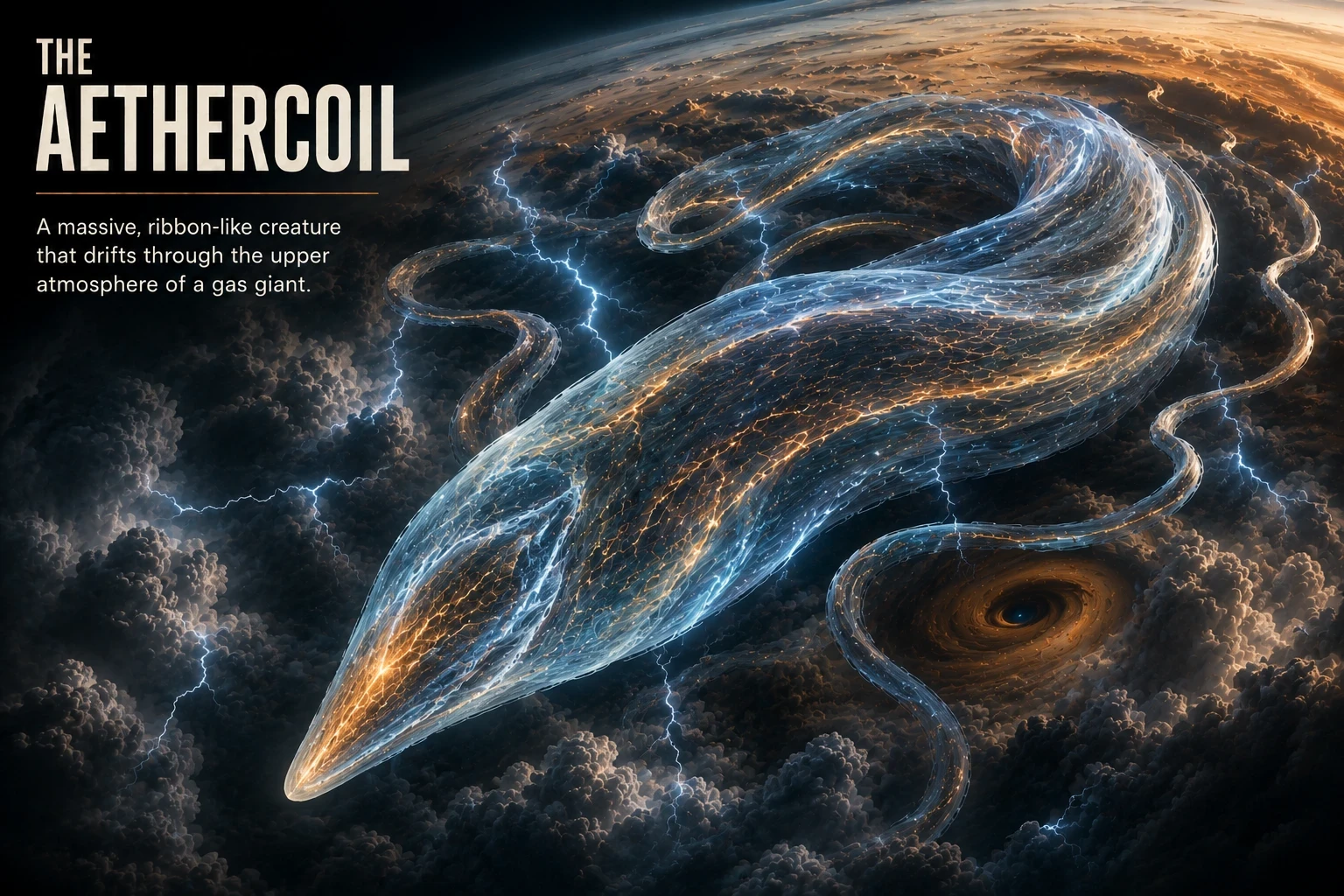 meet the AETHERCOIL, fictional creature. 