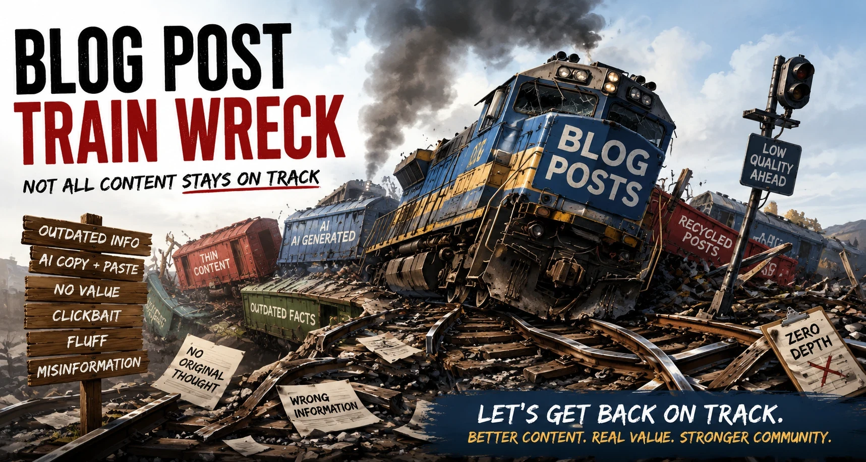 The blog post train wreck