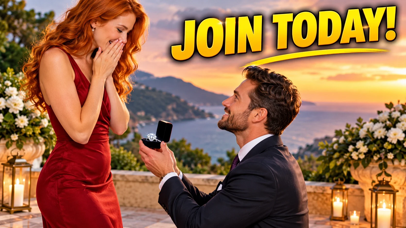 The Join Today Wedding Proposal 