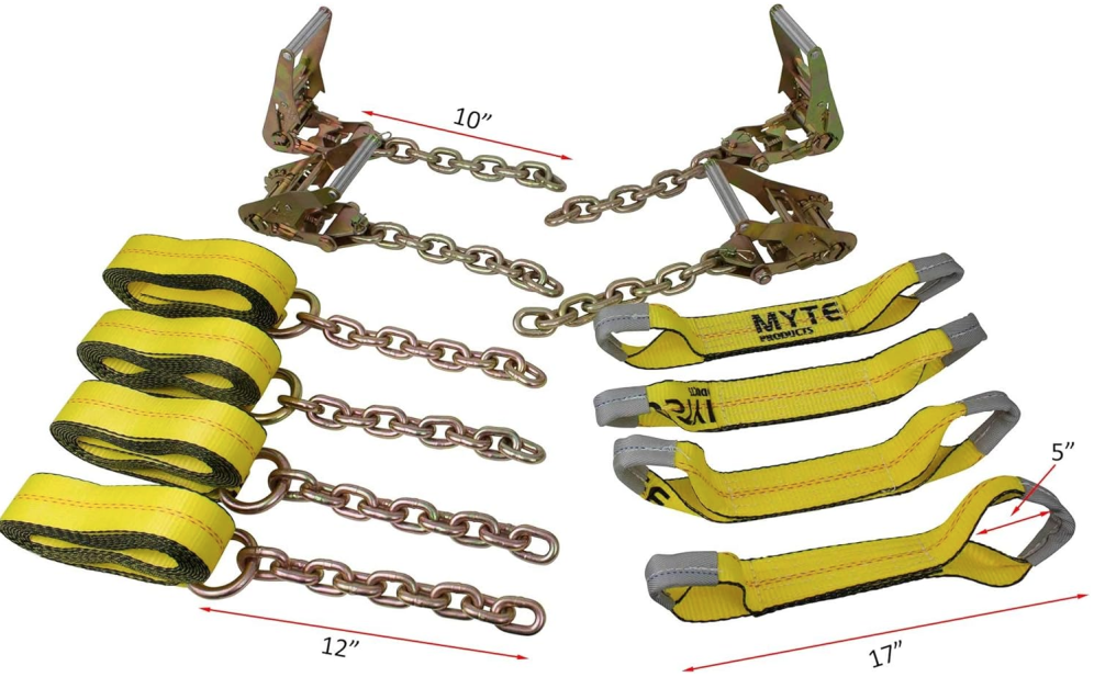 Mytee Products 8 Point Roll Back Vehicle Tie Down Kit Michael's Tow Blog
