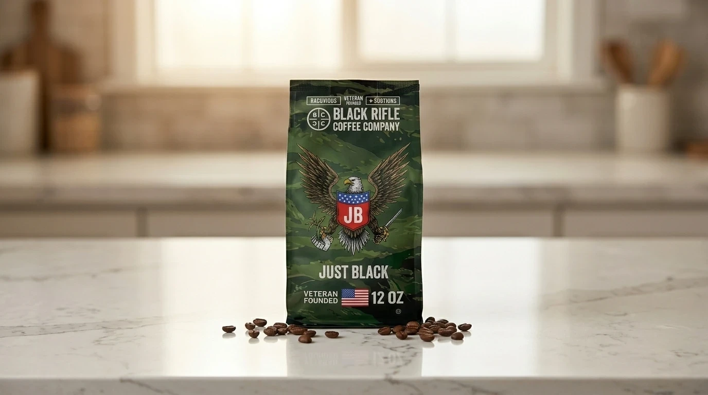 Black Rifle Company Just Black on counter