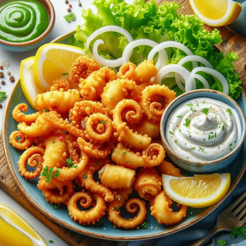 Calamari-with-Tartar-Sauce-30-Fried-Delicious-New-Dishes