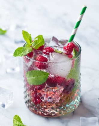 The Raspberry Rose Fizz