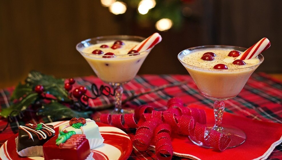 Nutmeg-Eggnog Martini