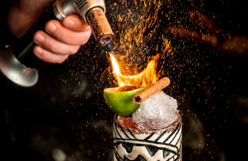  Flame-Torching Cocktail Garnishes