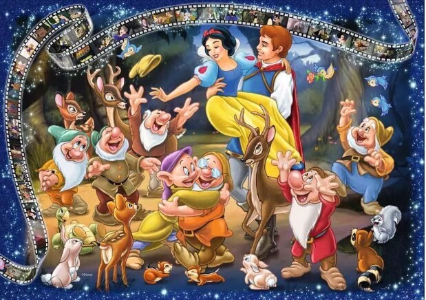 Picture of Snow White and the Seven Dwarfs Disney Jigsaw Puzzle.