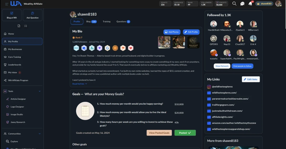 my main wa page 