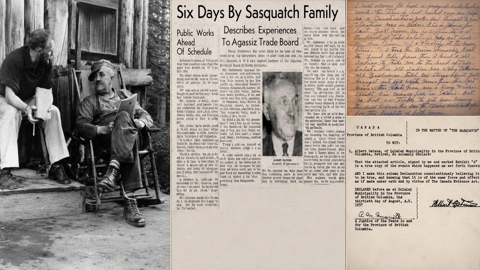 Sasquatch encounters in historical context