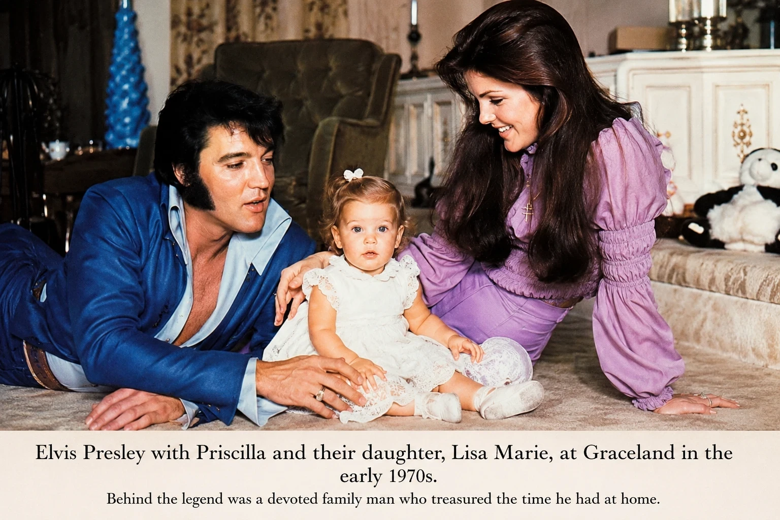 Bright collage of Graceland interior rooms featuring the Jungle Room, elegant living areas, grand staircase, piano room, TV lounge, and formal dining room reflecting Elvis Presley’s personal style and private world