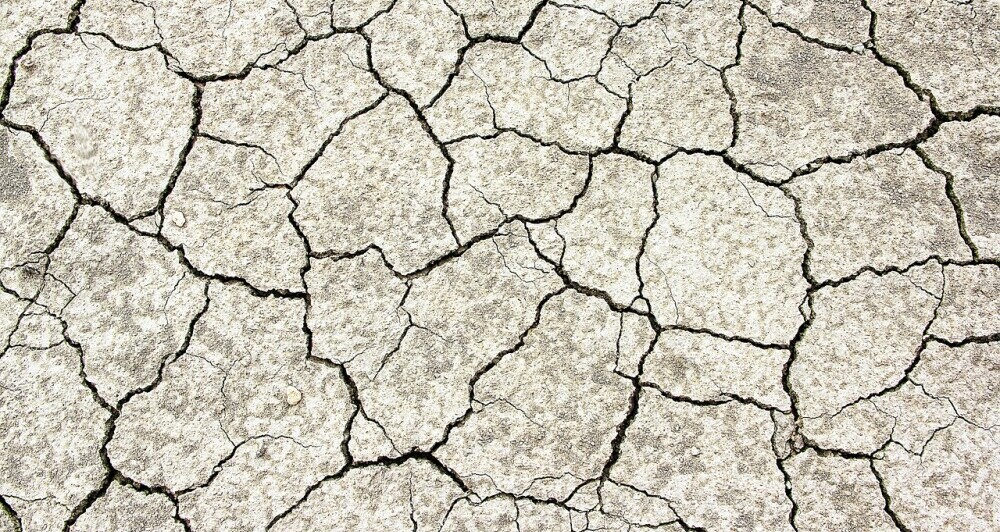 cracked soil