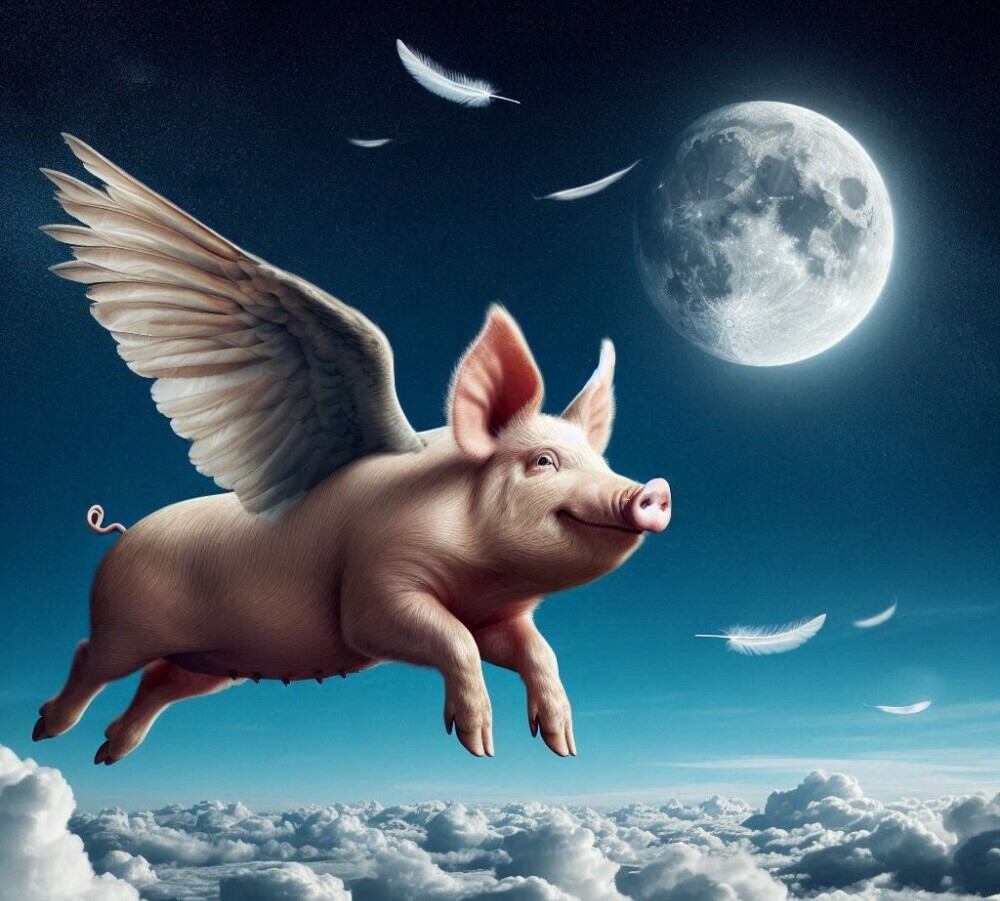 Pigs can fly