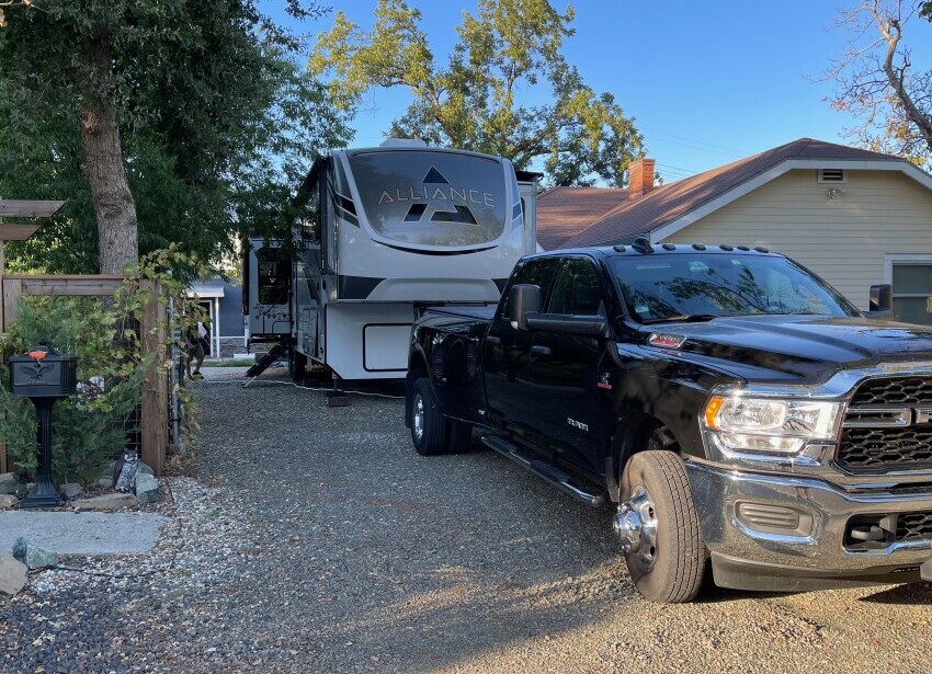 Tight RV Back in