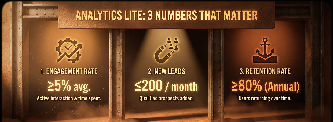Number Analytics Analytics Lite: 3 Numbers That Matter