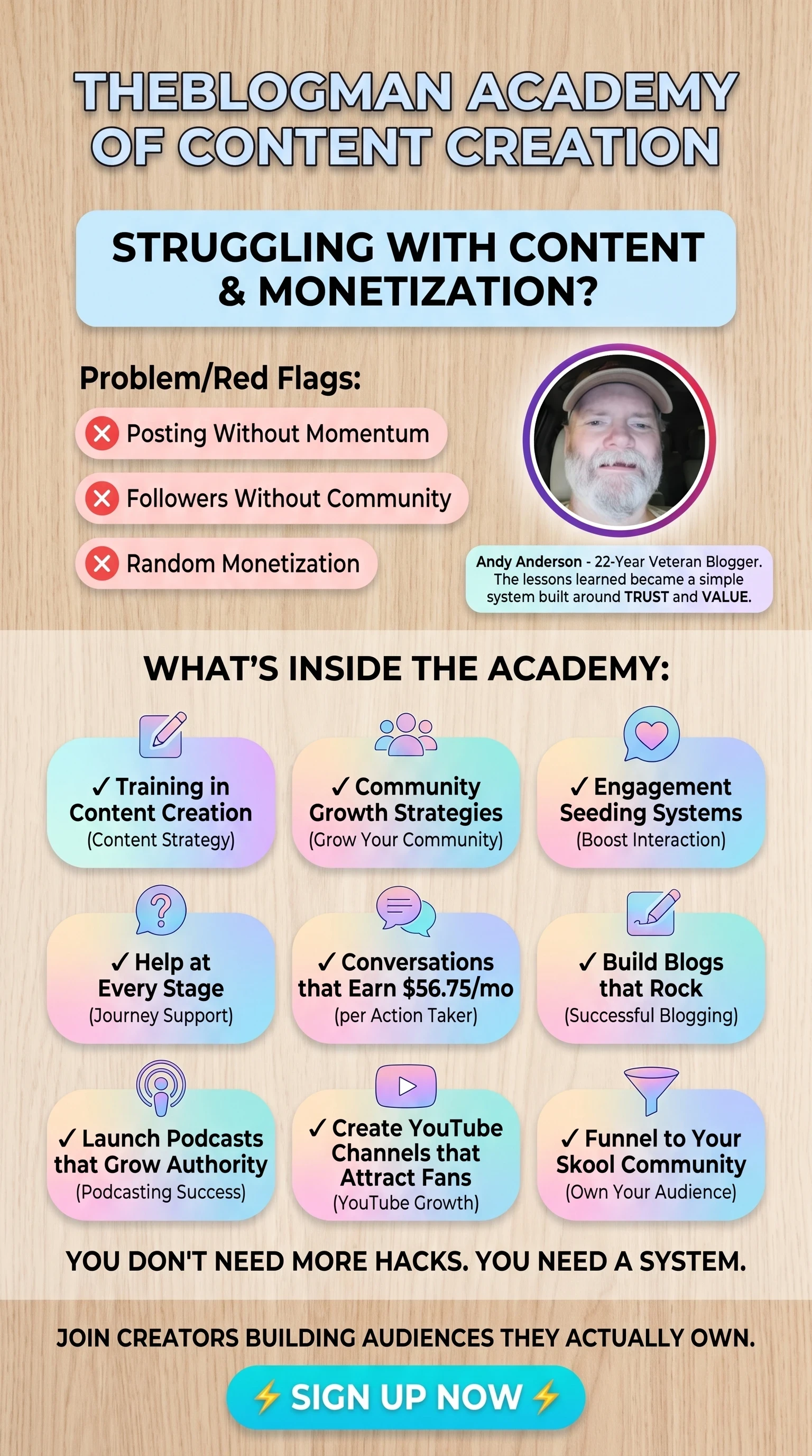 Wood Grain Infographic theBlogMan