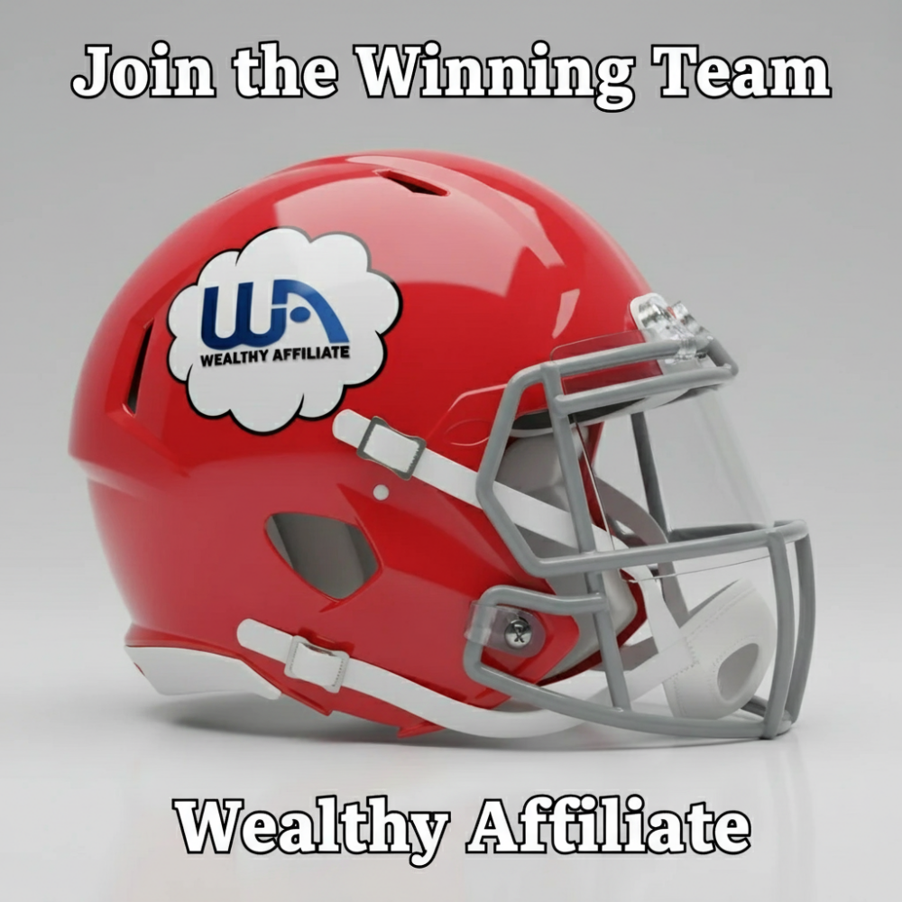 Football Helmet Wealthy Affiliate Winning Team