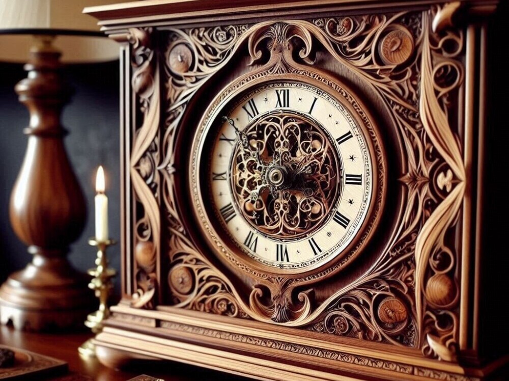 Wood Clock