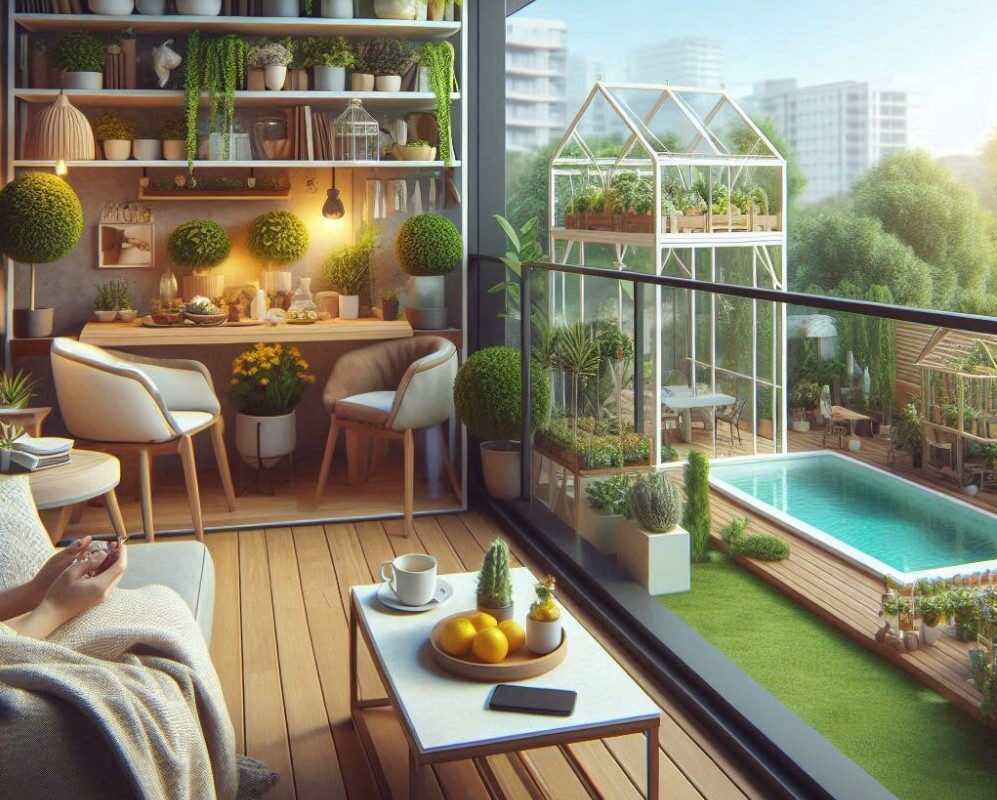 Balcony And Patio Mini Greenhouses 3