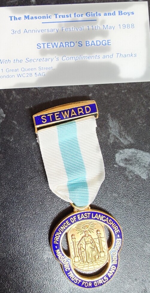 Masonic trust for Boys and Girls Jewel