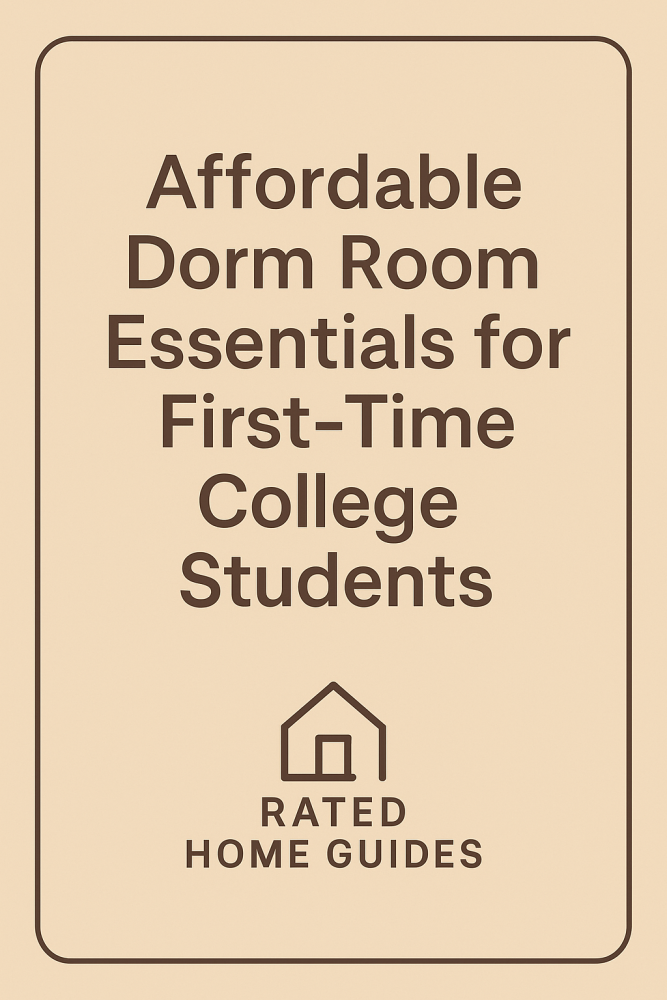 Affordable Dorm Room Essentials For First-Time College Students