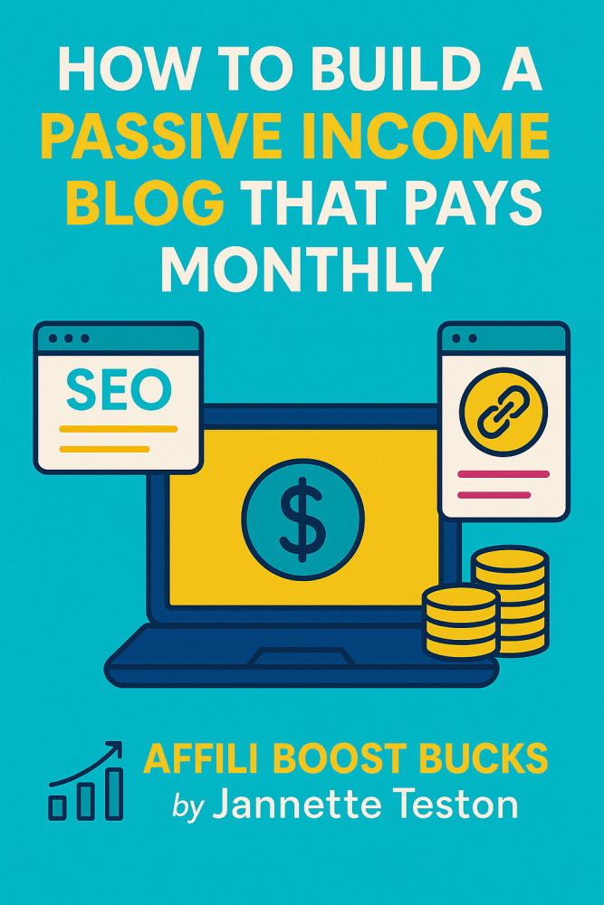 How To Build A Passive Income Blog That Pays Monthly